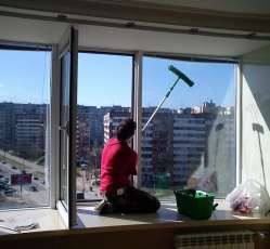 Мытье окон в однокомнатной квартире Новокубанск